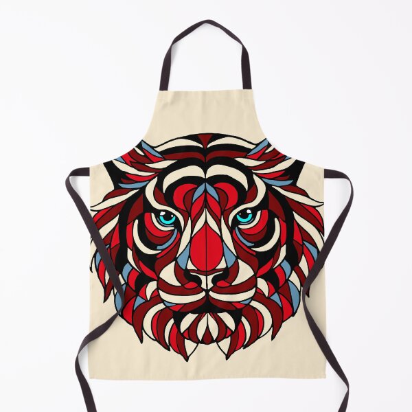 Item preview, Stained glass tiger designed and sold by SpectrumShine.