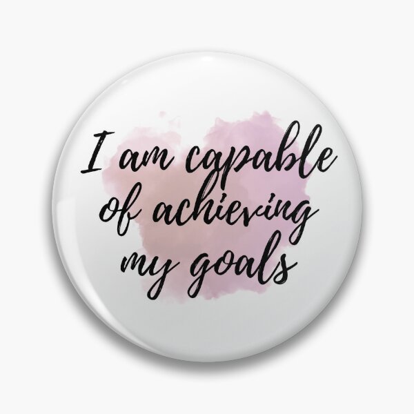 Item preview, I am capable of achieving my goals - Positive Affirmations - Daily [ 2025 - Collection ] designed and sold by elmsstudios.