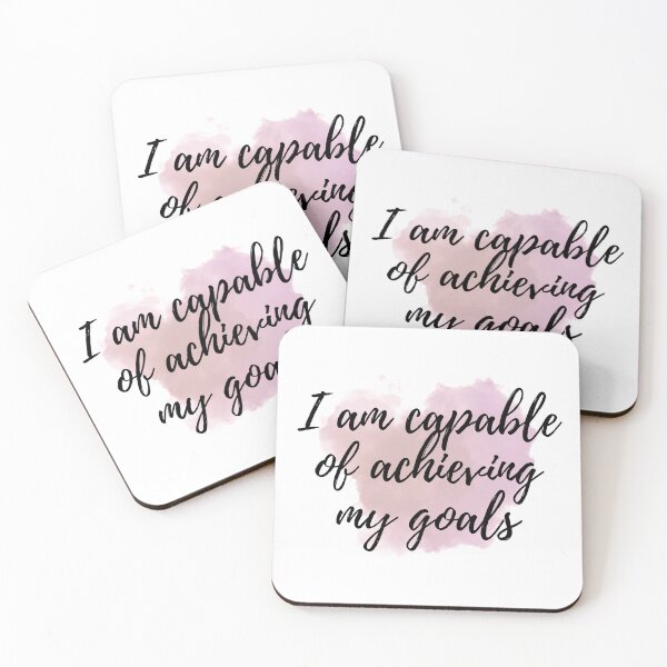 Item preview, I am capable of achieving my goals - Positive Affirmations - Daily [ 2025 - Collection ] designed and sold by elmsstudios.