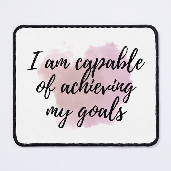 Item preview, I am capable of achieving my goals - Positive Affirmations - Daily [ 2025 - Collection ] designed and sold by elmsstudios.