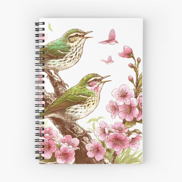 Item preview, Nightingales in Sakura Haven designed and sold by inkNext.