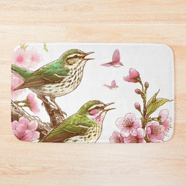 Item preview, Nightingales in Sakura Haven designed and sold by inkNext.