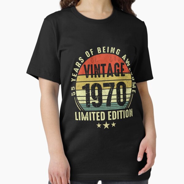 Item preview, Vintage 1970, 55th Birthday Gift Distressed Design  designed and sold by FernaRoje.