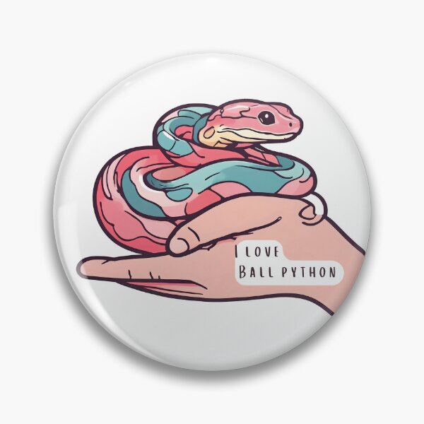 Item preview, An unique t-shirt design featuring a simple graphic and typography of a ball python, a cute and handleable reptile well-known among exotic pet lovers, perfect for gifting to someone you care about designed and sold by postprocess.