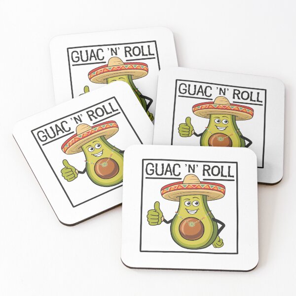 Item preview, Guac and Roll, avocado, funnyfits70, Humor, Funny, retro, vintage designed and sold by FunnyFits70.