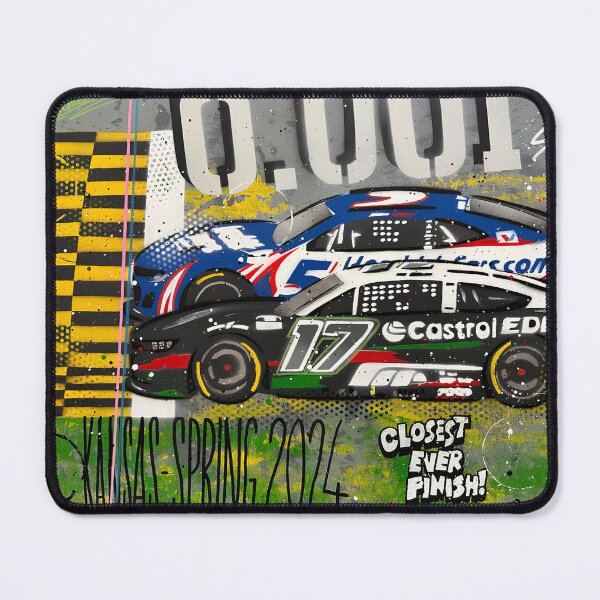 Item preview, Closest ever finish 0.001 Larson vs Buescher graffiti painting by DRAutoArt designed and sold by DRAutoArt.