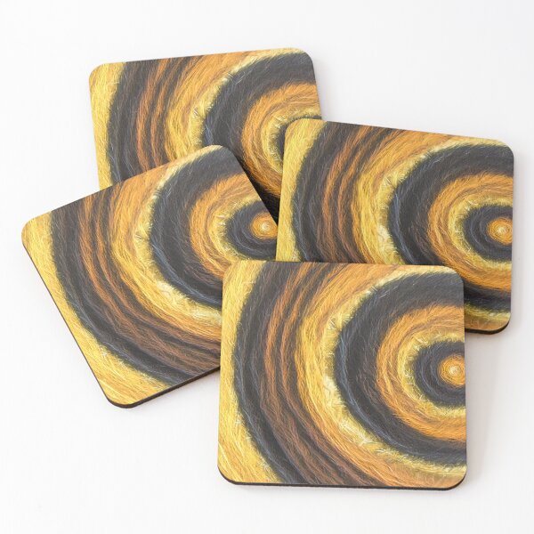 Item preview, Golden Spiral Energy – Hypnotic Abstract Art designed and sold by Chroma Myst.