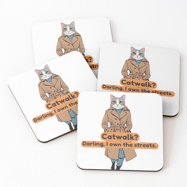 Item preview, Streetsmart Cat designed and sold by DoodleImprints.