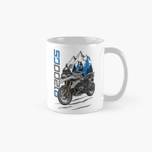 Item preview, Motorcycle R1200GS 2013-2014 (Alpine White) for Motorcycle Riders designed and sold by MotoApparelHub.