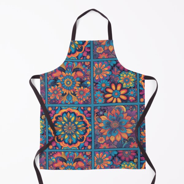 Item preview, Boho Patchwork Flowers designed and sold by elizabethdancer.