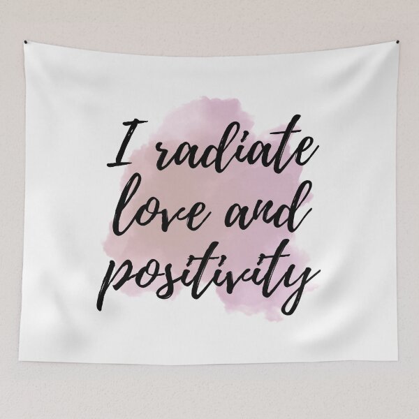 Item preview, I radiate love and positivity - Positive Affirmations - Daily [ 2025 - Collection ] designed and sold by elmsstudios.