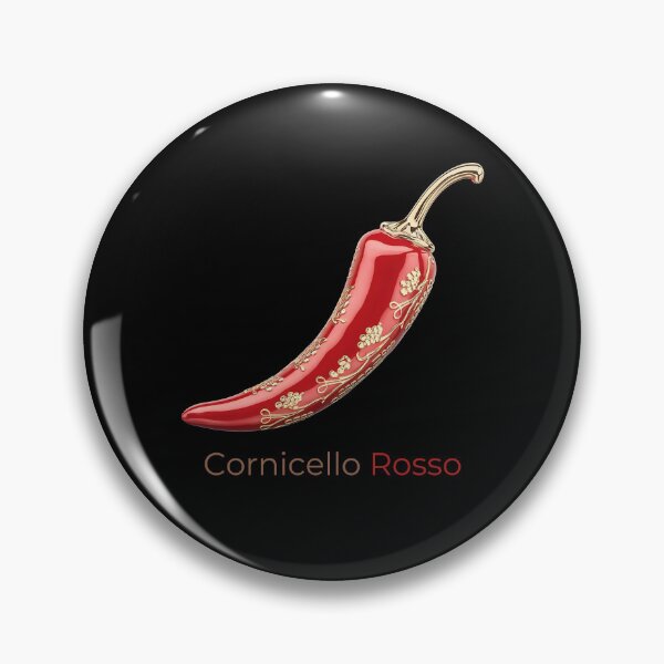 Item preview, Cornicello Rosso - The perfect gift for lovers of Italian culture seeking protection and good luck. designed and sold by ZyziowskyArt.