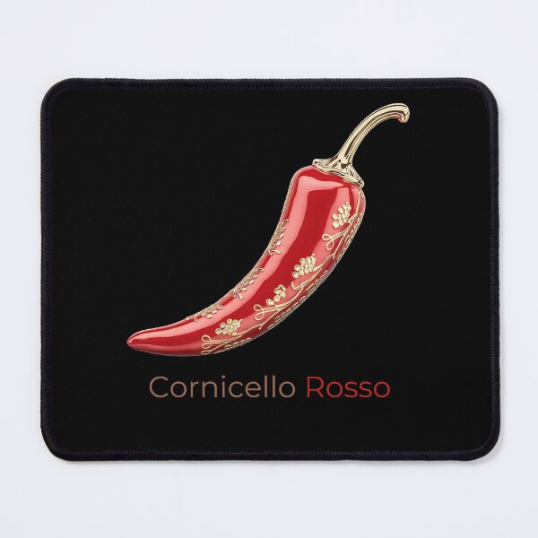 Item preview, Cornicello Rosso - The perfect gift for lovers of Italian culture seeking protection and good luck. designed and sold by ZyziowskyArt.