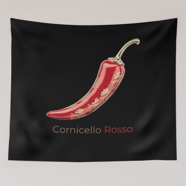 Item preview, Cornicello Rosso - The perfect gift for lovers of Italian culture seeking protection and good luck. designed and sold by ZyziowskyArt.