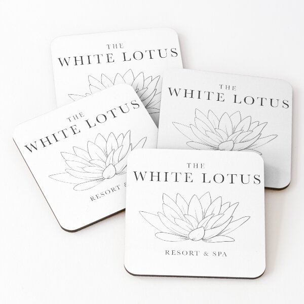 Item preview, The White Lotus Resort and Spa Logo designed and sold by Ellie Mellon.
