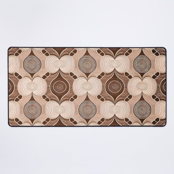 Item preview, Elegant Mid-Century Beige and Brown Pattern designed and sold by sharamvatani.
