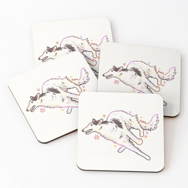 Item preview, Borzoi running  designed and sold by Mayarartsy.