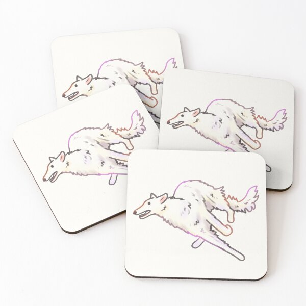 Item preview, White Borzoi  designed and sold by Mayarartsy.