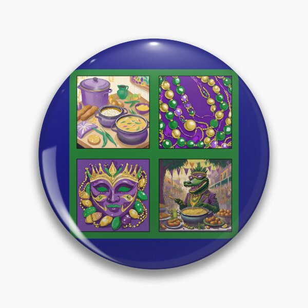 Artikelvorschau, Mardi Gras Gumbo Patchwork entworfen und verkauft von elizabethdancer.