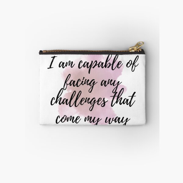 Item preview, I am capable of facing any challenges that come my way - Positive Affirmations - Daily [ 2025 - Collection ] designed and sold by elmsstudios.