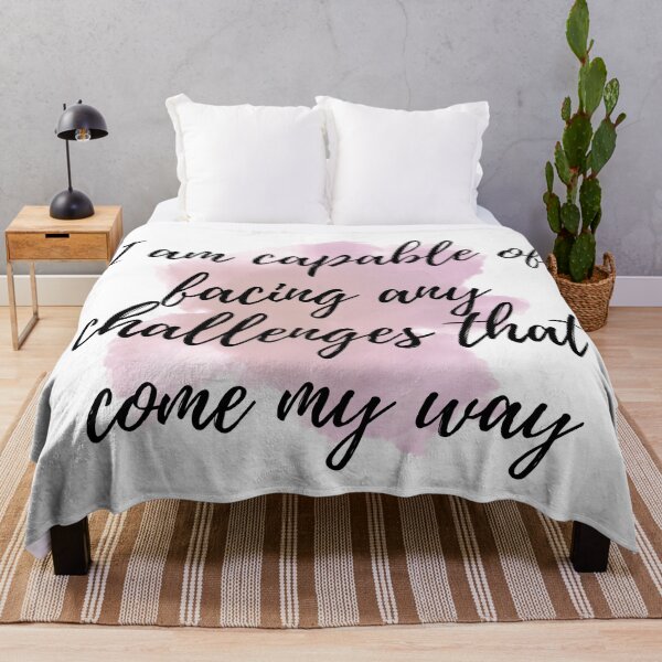 Item preview, I am capable of facing any challenges that come my way - Positive Affirmations - Daily [ 2025 - Collection ] designed and sold by elmsstudios.