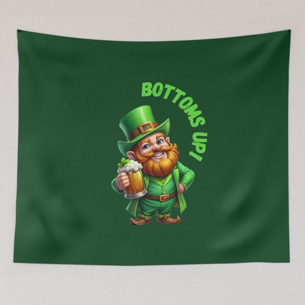 Item preview, Bottoms Up Leprechaun: A Joyful Toast designed and sold by Frim-Design.