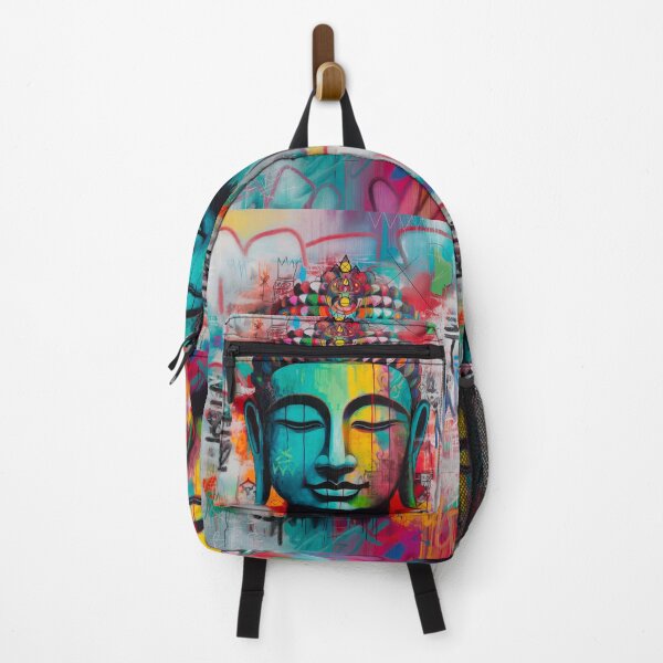 Item preview, Colorful abstract Buddha Head designed and sold by ROLY O .