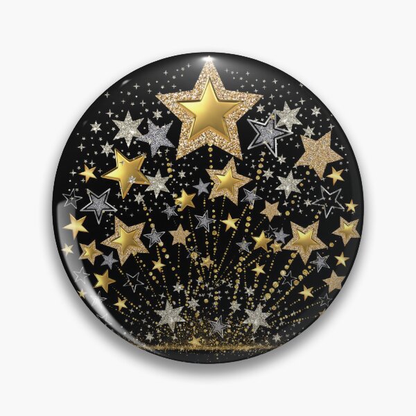 Item preview, Gold and silver stars plant designed and sold by Rbnano.