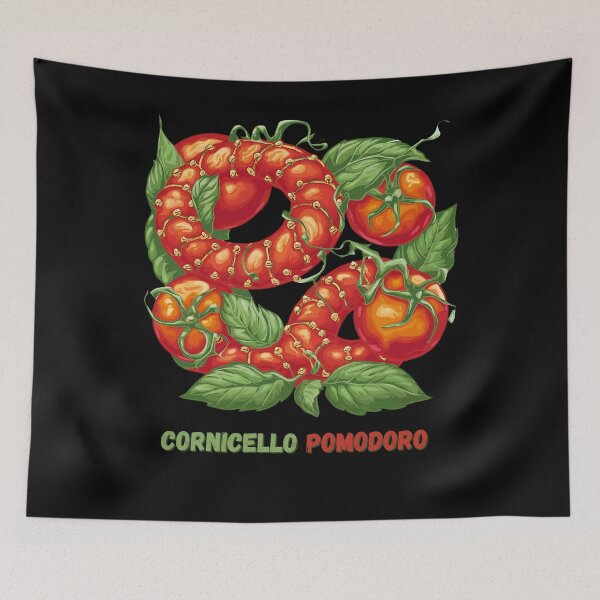 Item preview, Cornicello Pomodoro - The perfect gift for lovers of Italian culture and cuisine. designed and sold by ZyziowskyArt.