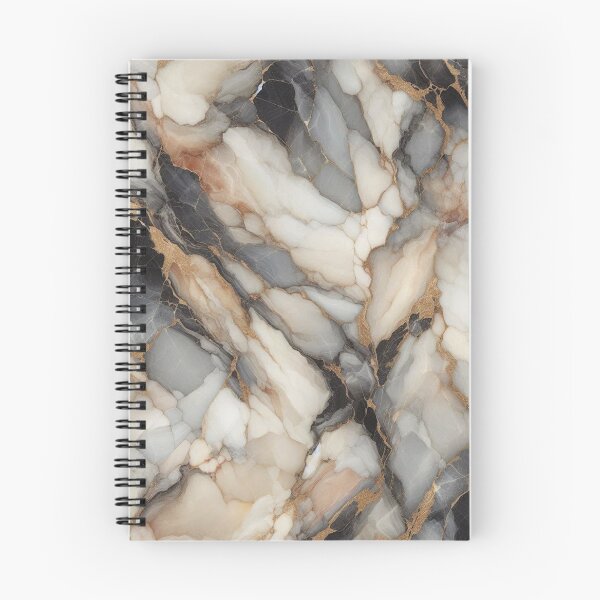 Item preview, Charcoal Black, Grey and Creme White Calacatta Quartz designed and sold by Stageless Designs.