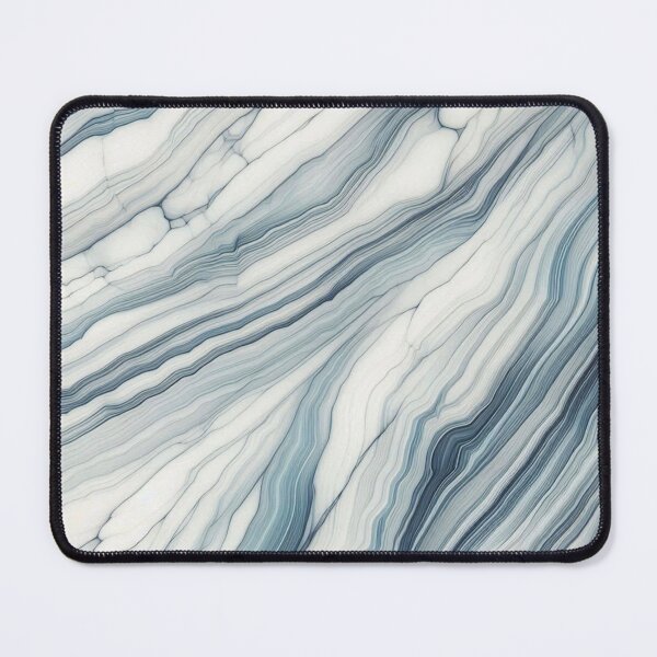 Item preview, Blue and Grey Arabescato Orobico Marble  designed and sold by Stageless Designs.