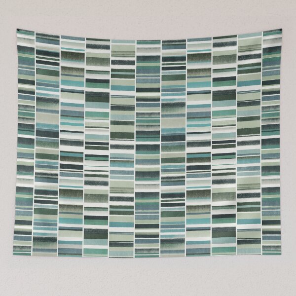 Item preview, Horizons Of Land And Sky And Sea in Desaturated Blue and Green designed and sold by micklyn.