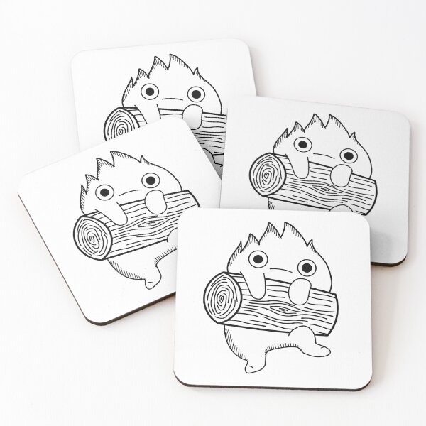 Item preview, calcifer designed and sold by Kama black&white.