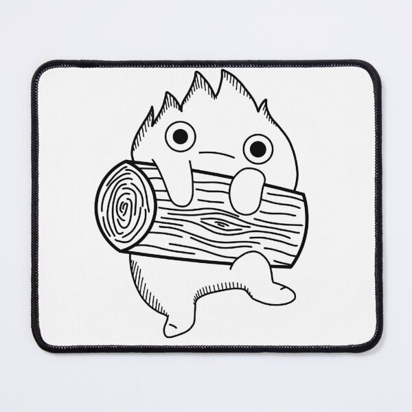 Item preview, calcifer designed and sold by Kama black&white.