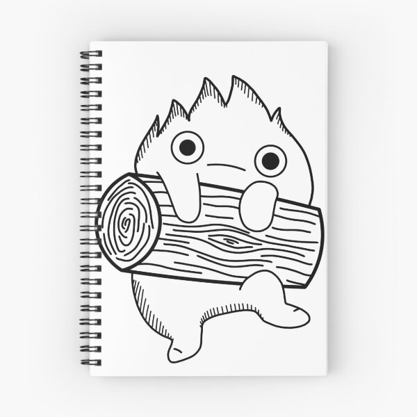Item preview, calcifer designed and sold by Kama black&white.