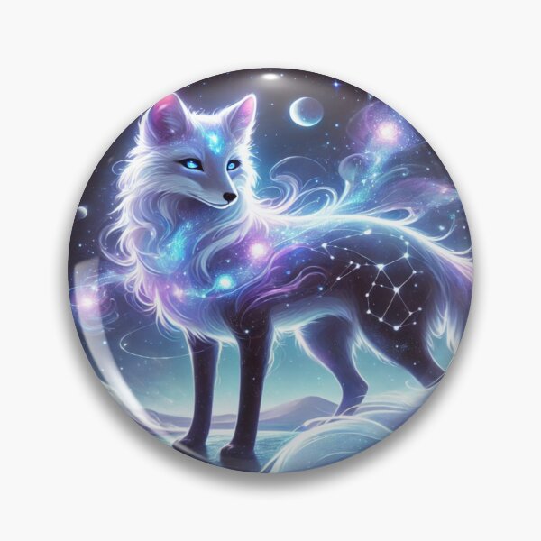 Item preview, Lumos – Mystical Cosmic Fox designed and sold by NaMieSz.
