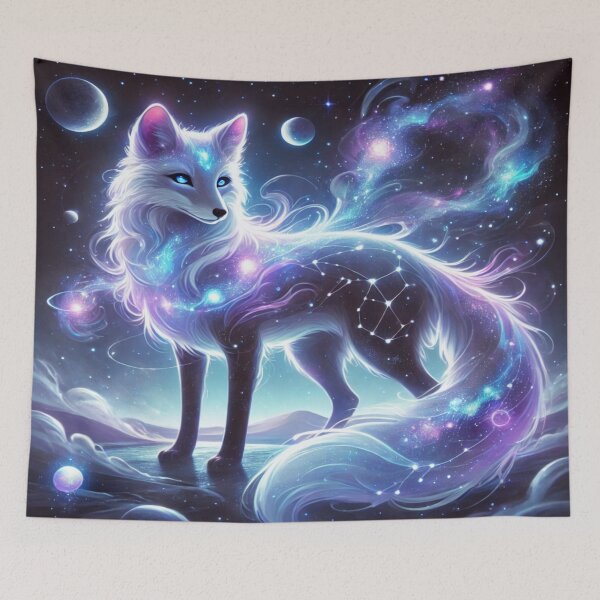 Item preview, Lumos – Mystical Cosmic Fox designed and sold by NaMieSz.