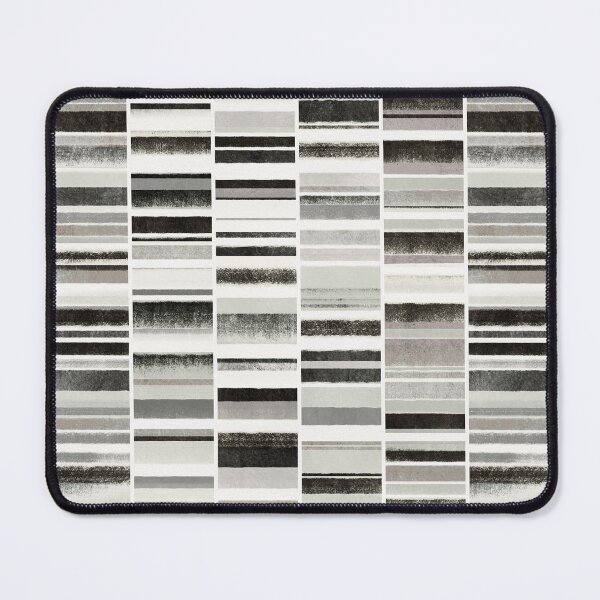 Item preview, Monochrome Horizons Grunge Chalk Stripes designed and sold by micklyn.