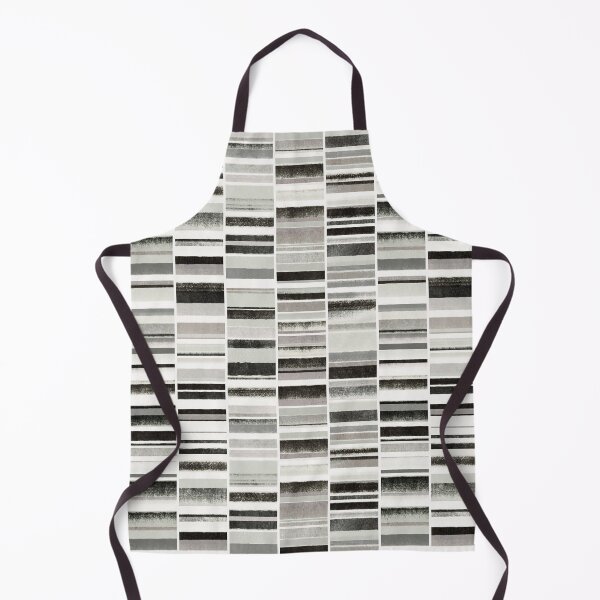 Item preview, Monochrome Horizons Grunge Chalk Stripes designed and sold by micklyn.