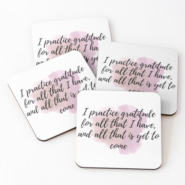 Item preview, I practice gratitude for all that I have, and all that is yet to come - Positive Affirmations - Daily [ 2025 - Collection ] designed and sold by elmsstudios.