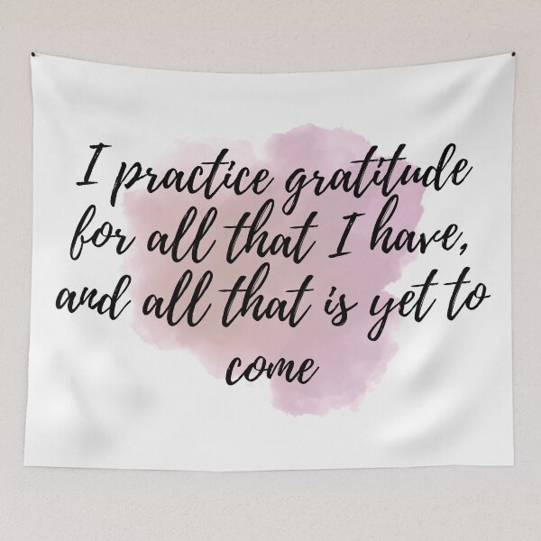 Item preview, I practice gratitude for all that I have, and all that is yet to come - Positive Affirmations - Daily [ 2025 - Collection ] designed and sold by elmsstudios.