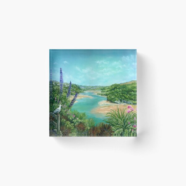 Artikelvorschau, Crantock Bay an der Mündung des Flusses Gannel entworfen und verkauft von Sonia Finch.