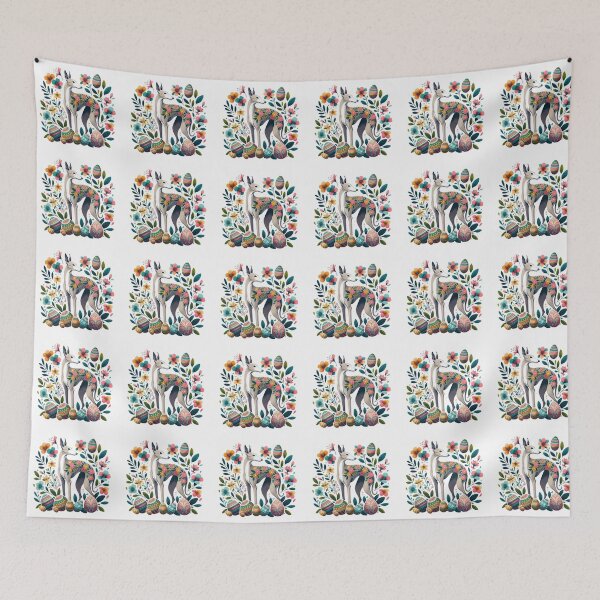 Item preview, Floral Easter Greyhound Dog designed and sold by Wags & Tails.
