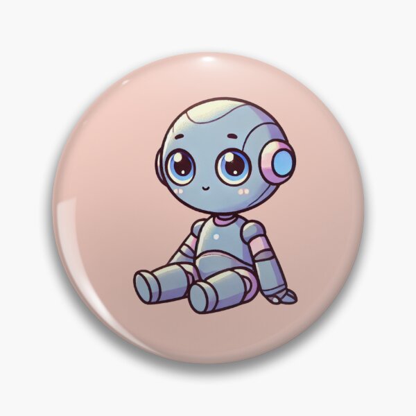 Item preview, Cute Small Robot  designed and sold by The Art of Kkatarynka.