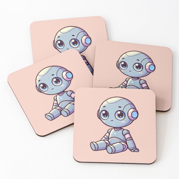 Item preview, Cute Small Robot  designed and sold by The Art of Kkatarynka.
