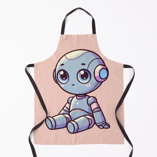 Item preview, Cute Small Robot designed and sold by The Art of Kkatarynka.