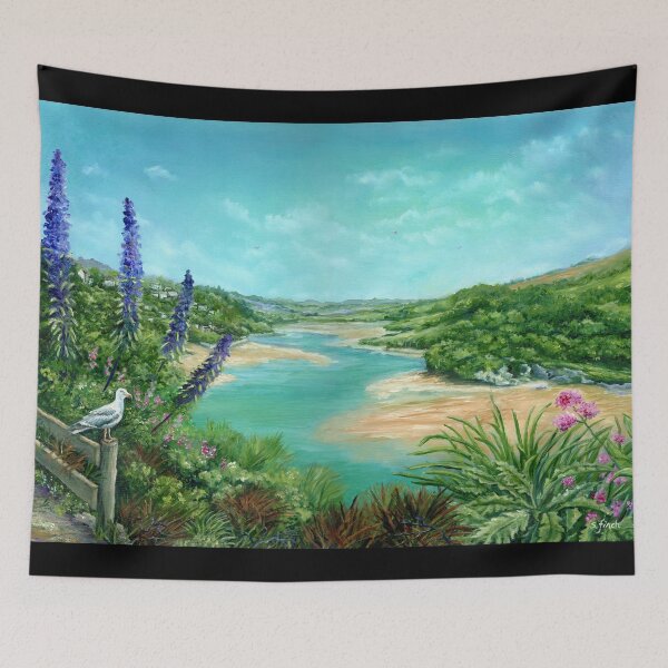 Item preview, Crantock Bay by The River Gannel Estuary designed and sold by Sonia Finch.