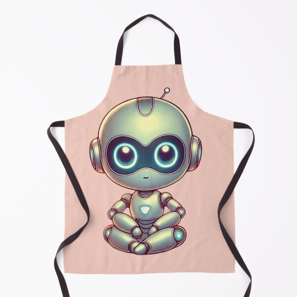 Item preview, Cute Small Robot designed and sold by The Art of Kkatarynka.