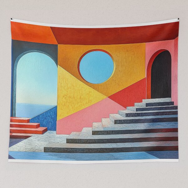 Item preview, Surrealism Architecture Design Geometry designed and sold by ArtHouseNiklas.