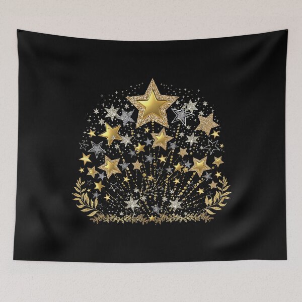 Item preview, Silver and gold stars plant designed and sold by Rbnano.